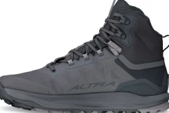 Altra Mens Lone Peak 9 Waterproof Mid Boots - Black-Gray