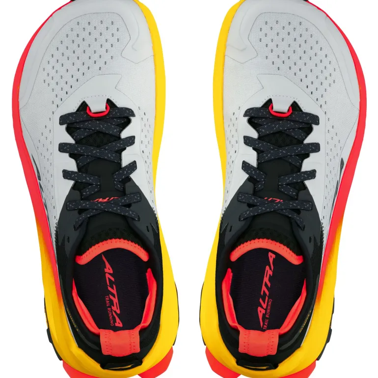 Altra Mens Olympus 6 Trail Shoes - Grey-Red