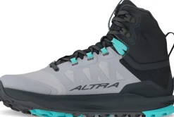 Altra Womens Lone Peak 9 Waterproof Mid Boots - Black-Gray