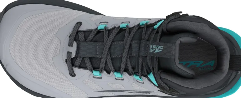 Altra Womens Lone Peak 9 Waterproof Mid Boots - Black-Gray