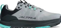 Altra Womens Lone Peak 9 Waterproof Low Trail Shoes - Black-Gray
