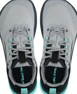 Altra Womens Lone Peak 9 Waterproof Low Trail Shoes - Black-Gray