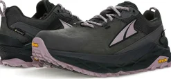 Altra Womens Olympus 5 Hike Low GTX Trail Shoes - Gray-Black