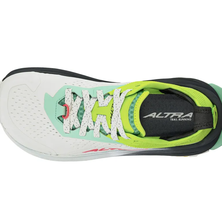 Altra Womens Olympus 6 Trail Shoes - Gray-Lime