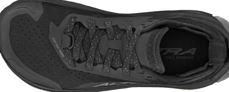 Altra Womens Olympus 6 Trail Shoes - Black-Black