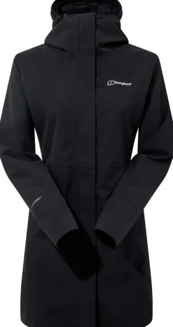 Berghaus Womens Omeara Long Shell Jacket - Black