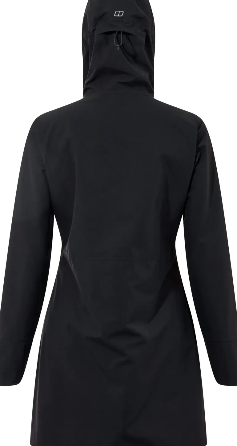 Berghaus Womens Omeara Long Shell Jacket - Black