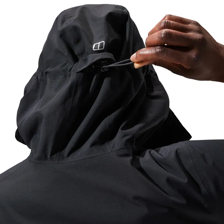 Berghaus Womens Omeara Long Shell Jacket - Black
