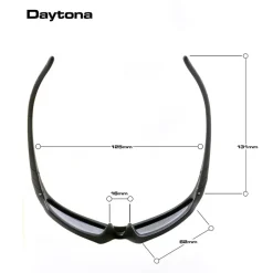 BLOC Daytona Sunglasses - Shiny White-Red Mirror