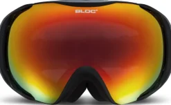 BLOC Mask Goggle - Matt Black-Dark Brown Red Mirror