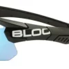 BLOC Titan Sunglasses - Black-Blue Mirror