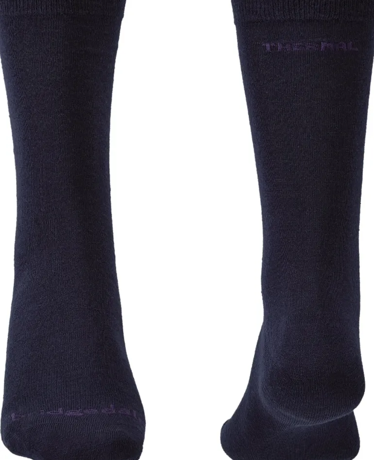 Bridgedale Unisex Thermal Liner Socks - Twin Pack - Navy