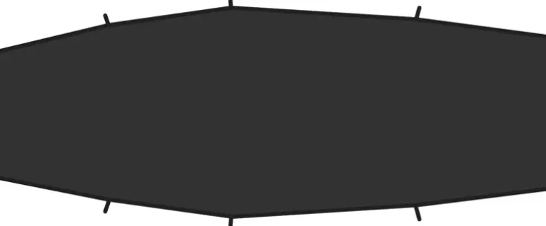Fjallraven Abisko Shape 2 Footprint - Black