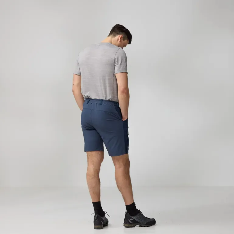 Fjallraven Mens Abisko Hybrid Trail Shorts - Navy