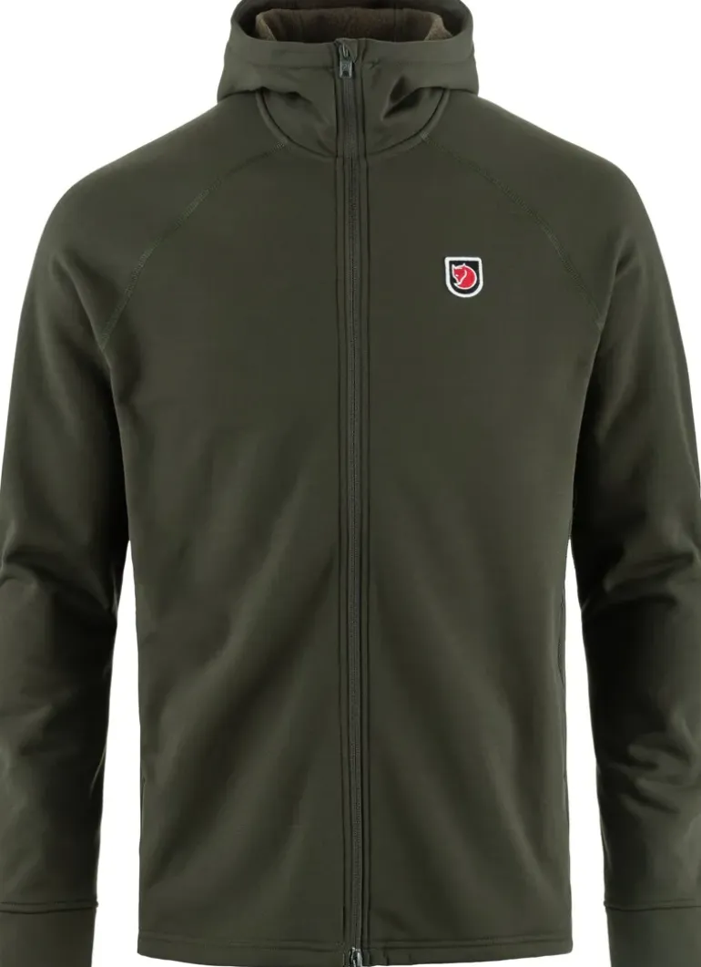 Fjallraven Mens Expedition Fleece Hoodie - Deep Forest