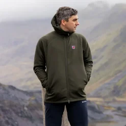 Fjallraven Mens Expedition Fleece Hoodie - Deep Forest