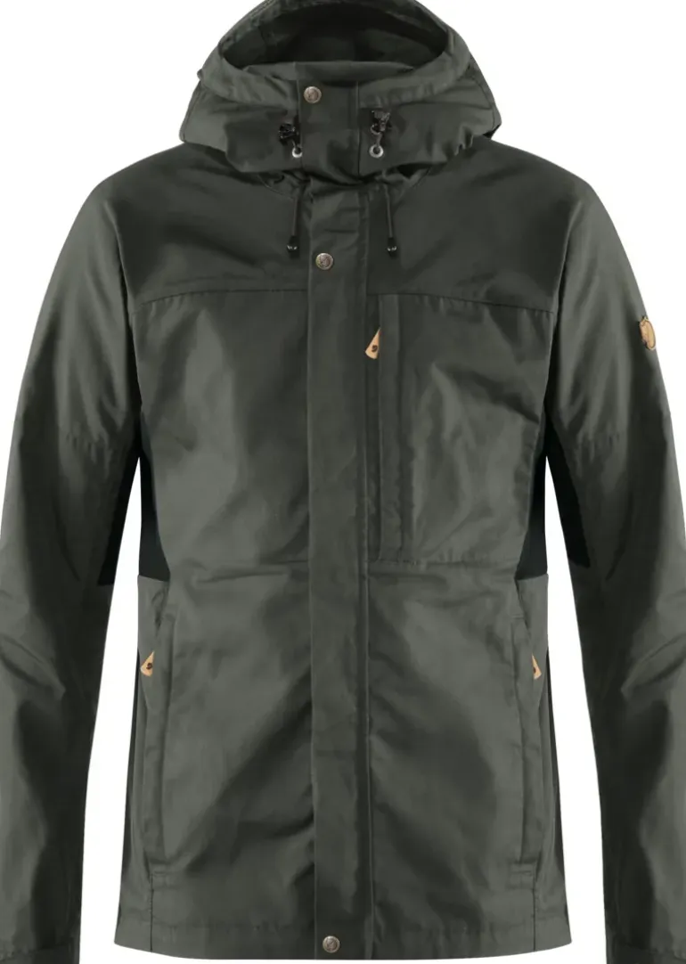 Fjallraven Mens Kaipak Jacket - Dark Grey-Black