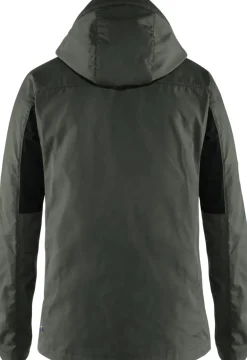 Fjallraven Mens Kaipak Jacket - Dark Grey-Black