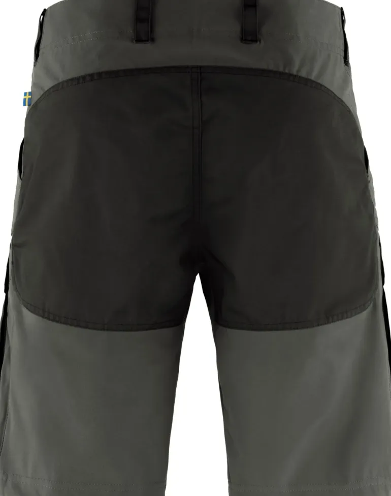 Fjallraven Mens Keb Shorts - Black-Stone Grey