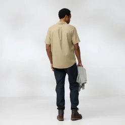 Fjallraven Mens Ovik Travel SS Shirt - Green