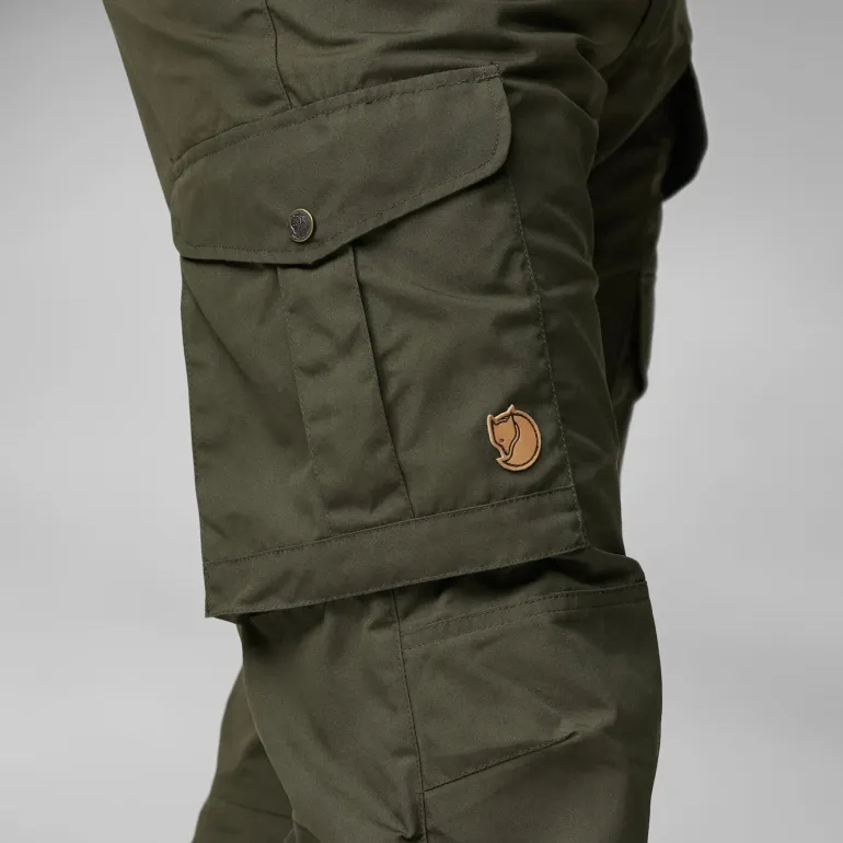 Fjallraven Mens Vidda Pro Trousers - Dark Olive-Black