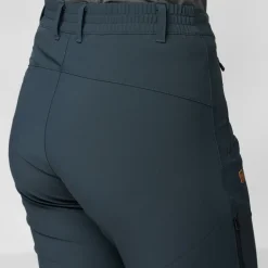 Fjallraven Womens Abisko Trail Stretch Trousers - Dark Navy