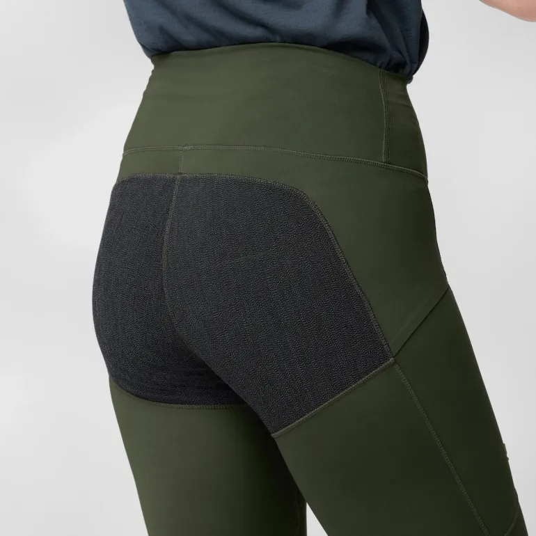 Fjallraven Womens Abisko Trekking Tights HD - Port