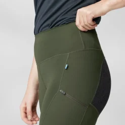 Fjallraven Womens Abisko Trekking Tights HD - Deep Forest