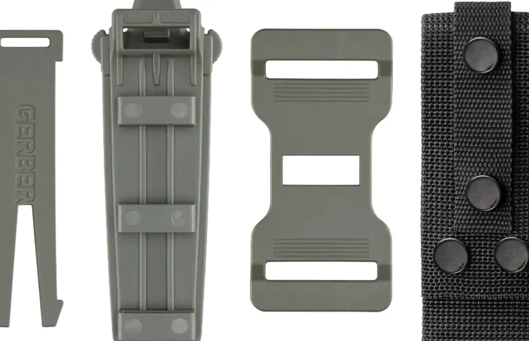 Gerber Strongarm Camp Knife and Sheath - Green