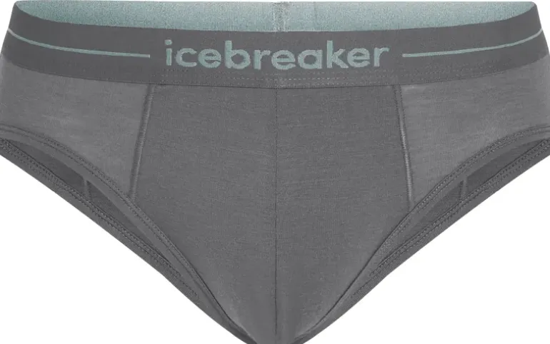 Icebreaker Mens Anatomica Briefs - Jet Heather