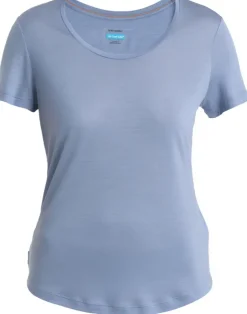 Icebreaker Womens Merino 125 Cool-Lite Sphere III SS Scoop Tee - Kyanite