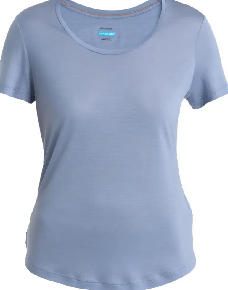 Icebreaker Womens Merino 125 Cool-Lite Sphere III SS Scoop Tee - Kyanite