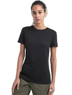 Icebreaker Womens Merino 150 Tech Lite III SS Tee - Black