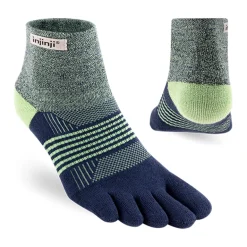 Injinji Womens Trail Midweight Mini Crew Toe Socks - Stargazer