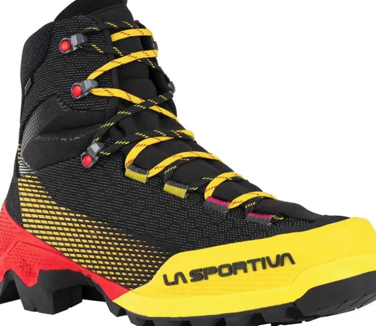 La Sportiva Mens Aequilibrium ST GTX Boots - Black-Yellow