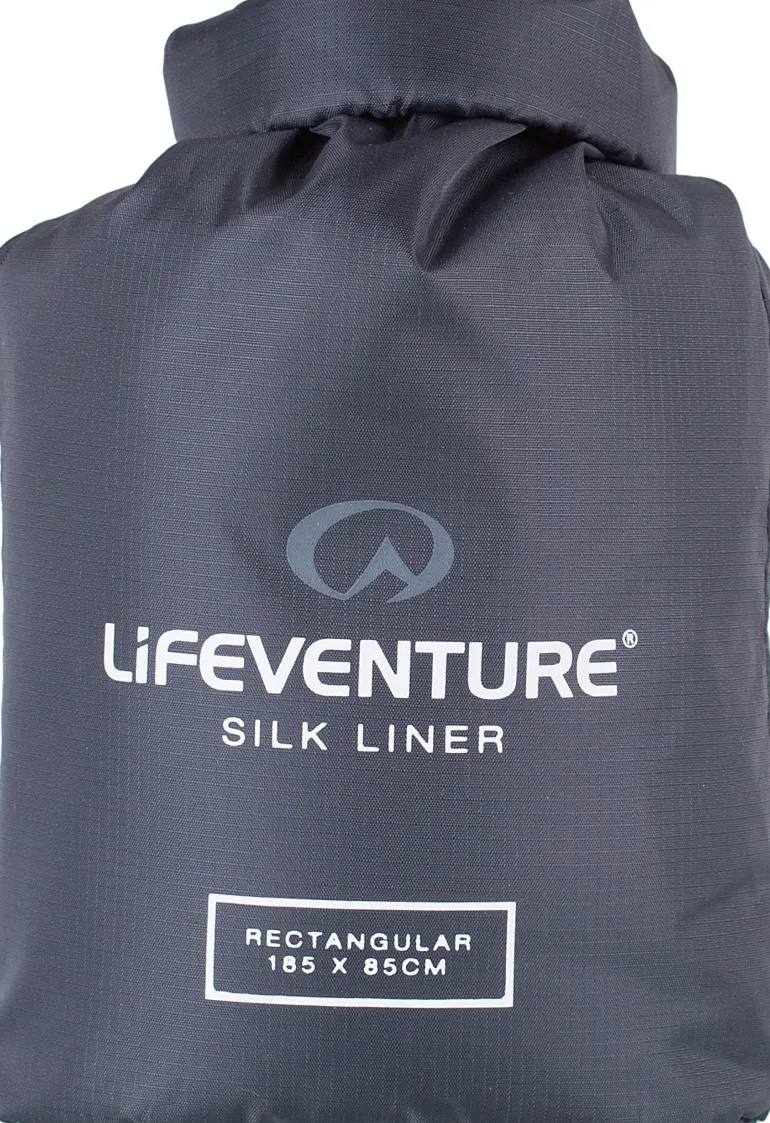 Lifeventure Silk Sleeping Bag Liner - Rectangular
