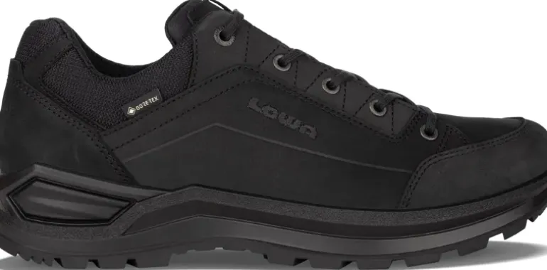 Lowa Mens Renegade Evo GTX Lo Shoes - Black-Black