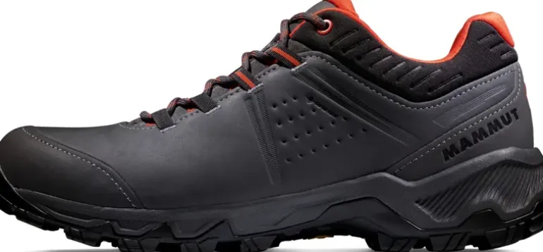 Mammut Mens Mercury IV Low GTX Shoes - Titanium-Hot Red