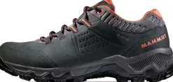 Mammut Womens Nova IV Low GTX Shoes - Black-Apricot Brandy