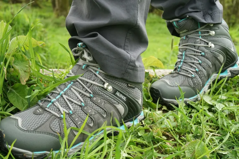 Meindl Womens Respond Mid II GTX Boots - Anthracite-Turquoise
