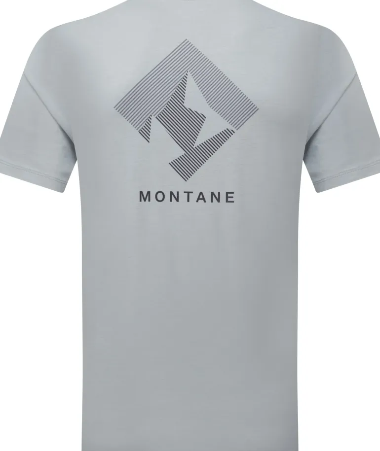 Montane Mens Alhena Mountain 25 T-Shirt - Pebble Blue