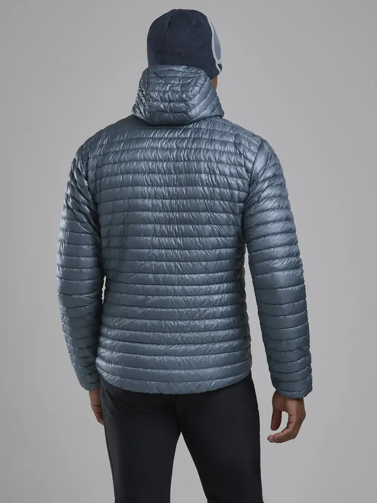 Montane Mens Alpine 850 Nano Hoodie - Stone Blue