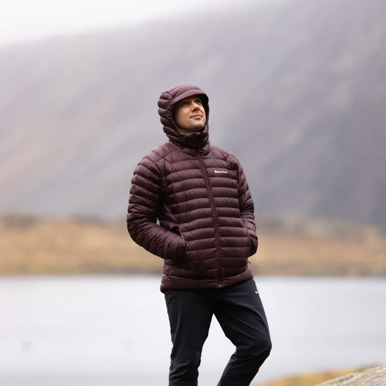 Montane Mens Anti-Freeze Hoodie - Dark Garnet
