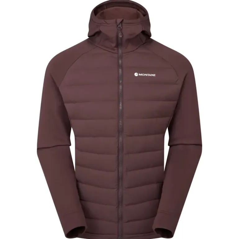 Montane Mens Composite Hoodie - Dark Garnet