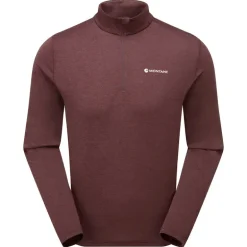 Montane Mens Dart Zip Neck - Dark Garnet
