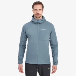 Montane Mens Fireball Lite Hoodie - Stone Blue