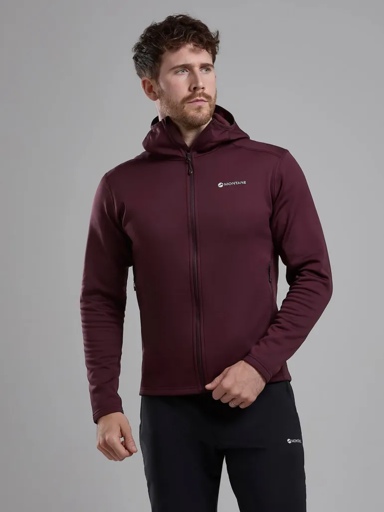 Montane Mens Fury Lite Hoodie - Dark Garnet