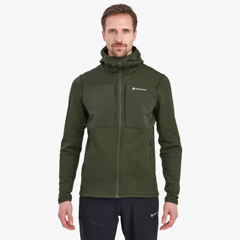 Montane Mens Fury XT Hoodie - Oak Green