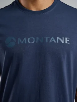 Montane Mens Montane Mono Logo T-Shirt - Eclipse Blue