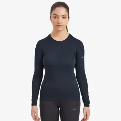 Montane Womens Dart Lite Long Sleeve T-Shirt - Eclipse Blue